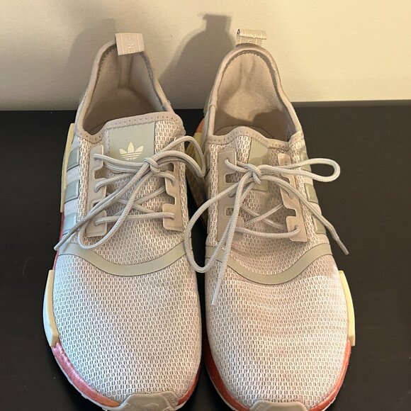 Mens ADIDAS Swift Run RMD R1 Sz 10.5 Orange & Beige Athletic Running Sneakers - Picture 2 of 8